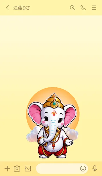 [LINE着せ替え] Ganesha  happiness Theme (JP)の画像2