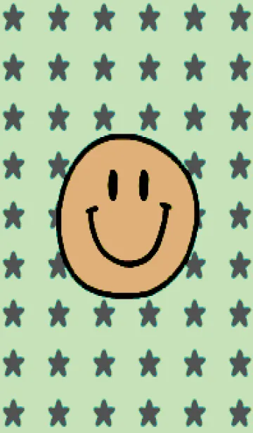 手書き スタースマイル 92の着せ替えメイン画像