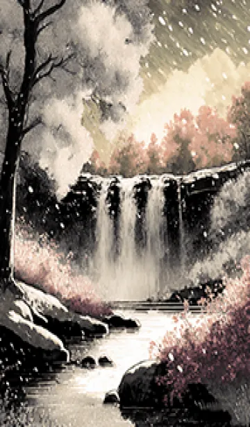 [LINE着せ替え] 優美な冬の風景の着せかえ(Winter-2649)の画像1