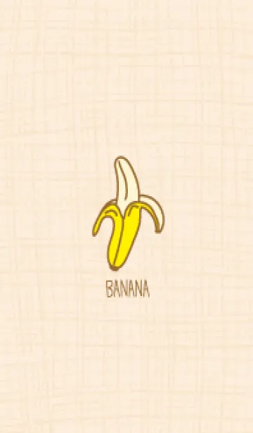 [LINE着せ替え] バナナ シンプル30の画像1