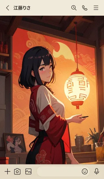 [LINE着せ替え] 新年、幸福を届ける MM eLJBの画像2