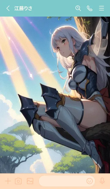 [LINE着せ替え] かわいい日 Mv2hBの画像2