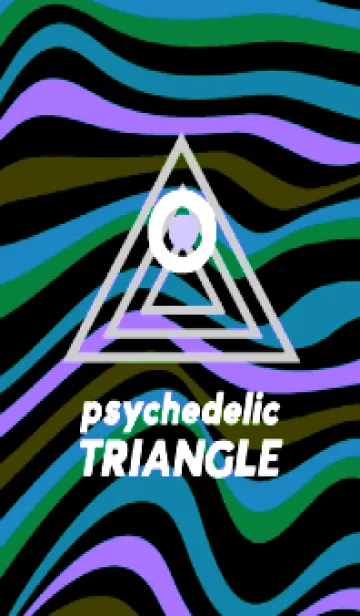 [LINE着せ替え] サイケデリック トライアングル 330の画像1
