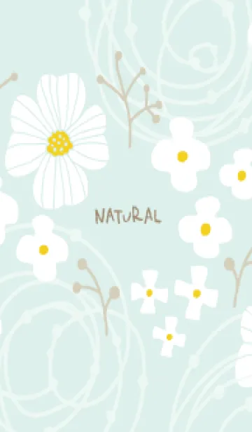 [LINE着せ替え] 白いはな ダンス14の画像1