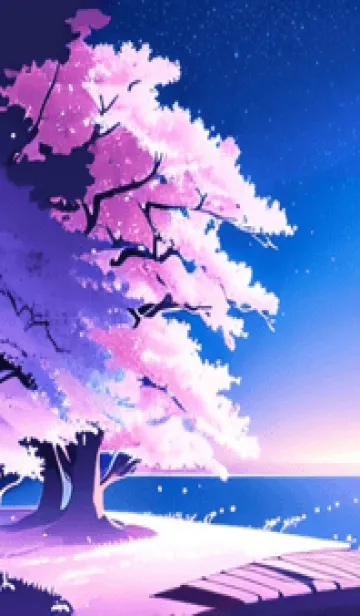 [LINE着せ替え] 冬のサクラ #CMIJ18。の画像1