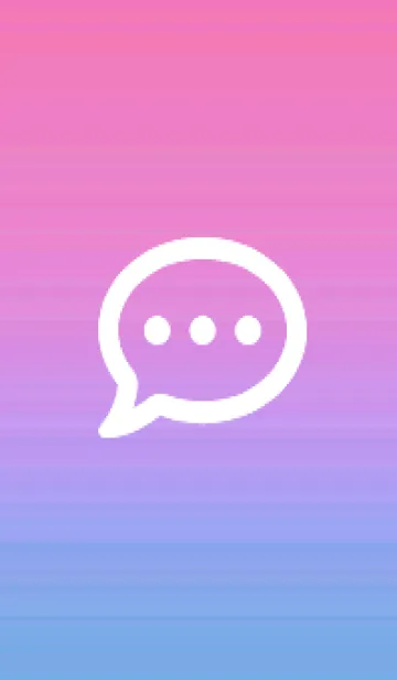 [LINE着せ替え] グラデーション シンプル アイコン 77の画像1