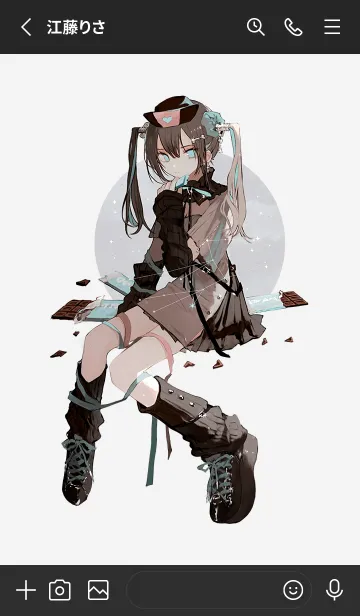 [LINE着せ替え] 旧都なぎ 乙女座ver.の画像2