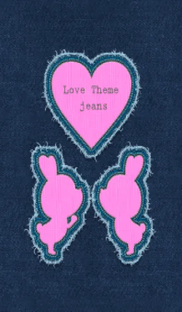 [LINE着せ替え] Love Theme - jeans 8の画像1