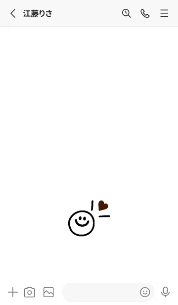 [LINE着せ替え] ミニ ラブ スマイル .26の画像2