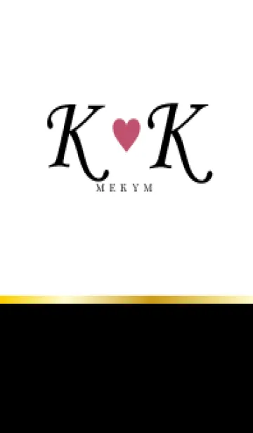 [LINE着せ替え] LOVE INITIAL-K&K イニシャル 9の画像1