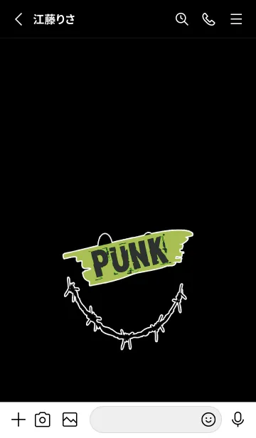 [LINE着せ替え] パンク スマイル 15の画像2