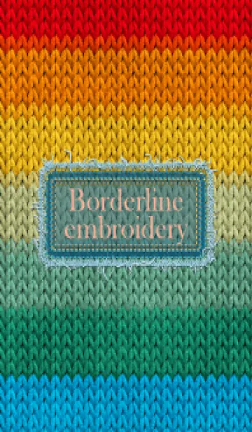 [LINE着せ替え] Borderline embroidery 58の画像1