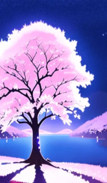 [LINE着せ替え] 冬のサクラ #CMIJ28。の画像1