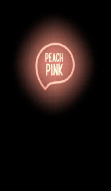 [LINE着せ替え] Peach Pink Neon Theme V7 (JP)の画像1