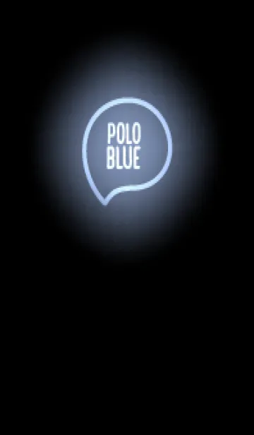 [LINE着せ替え] polo blue Neon Theme V7 (JP)の画像1