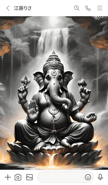 [LINE着せ替え] Ganesha, makes you good luckの画像2