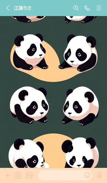 [LINE着せ替え] かわいい日 RgqEGの画像2