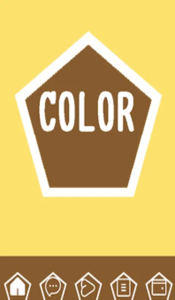 [LINE着せ替え] yellow color I51の画像1