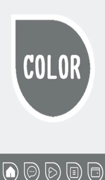 [LINE着せ替え] bw color J51の画像1