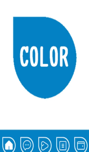 [LINE着せ替え] bw color J54の画像1