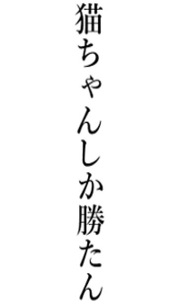 [LINE着せ替え] 【猫ちゃん】しか勝たん名前着せかえの画像1