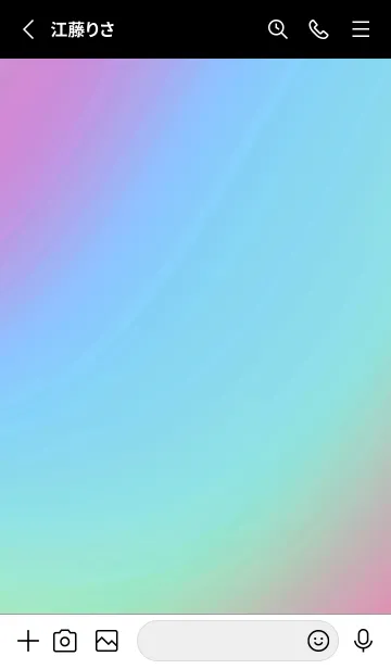 [LINE着せ替え] パステル グラデーション 16の画像2