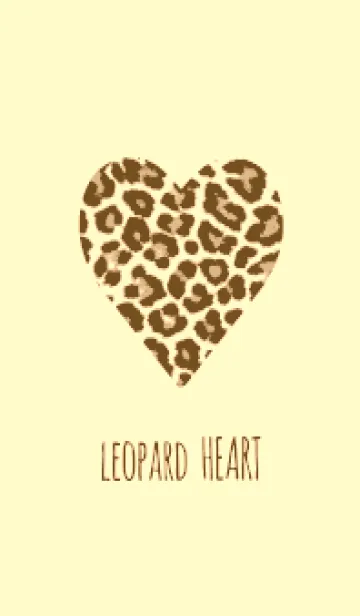 [LINE着せ替え] レオパード ハート 268の画像1