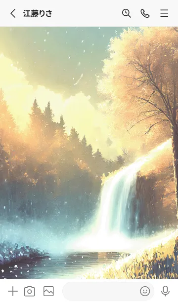 [LINE着せ替え] 優美な冬の風景の着せかえ(Winter-2665)の画像2