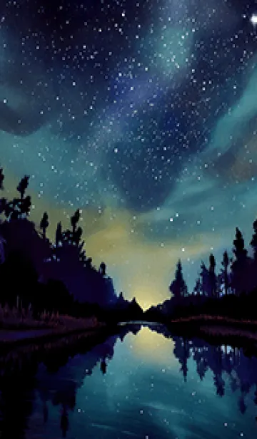 [LINE着せ替え] 穏やかな夜景の着せかえ/788の画像1