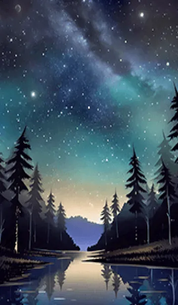 [LINE着せ替え] 穏やかな夜景の着せかえ/794の画像1