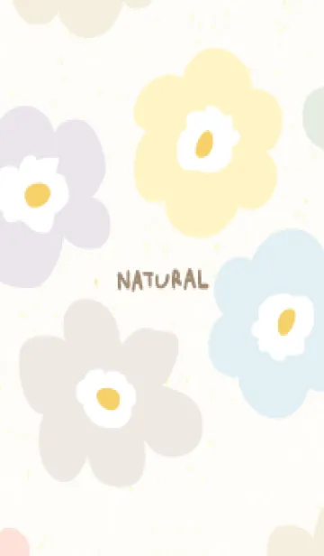 [LINE着せ替え] 花 北欧風 シンプル3の画像1