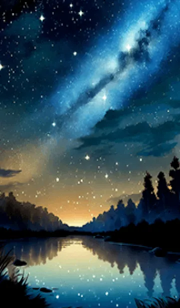 [LINE着せ替え] 穏やかな夜景の着せかえ/793の画像1