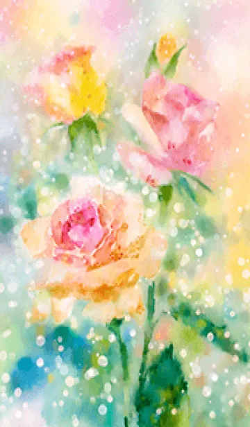 [LINE着せ替え] 薔薇(バラ)の花の着せかえ(R2716)の画像1