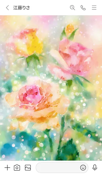 [LINE着せ替え] 薔薇(バラ)の花の着せかえ(R2716)の画像2