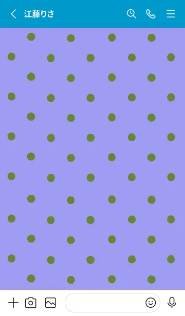 [LINE着せ替え] シンプルミニ ドット 346の画像2