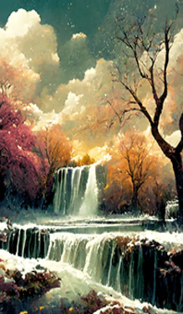 [LINE着せ替え] 優美な冬の風景の着せかえ(Winter-2674)の画像1