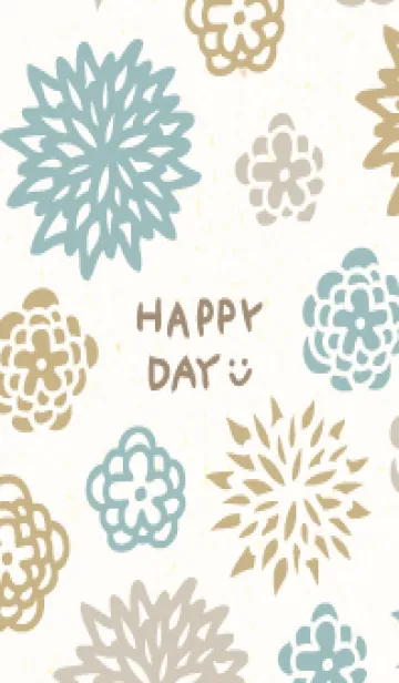 [LINE着せ替え] 和風カラー花30の画像1