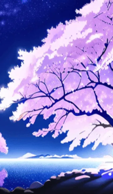 [LINE着せ替え] 冬のサクラ #COHG013。の画像1