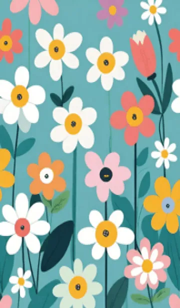 [LINE着せ替え] 幸せな 小さな花の画像1