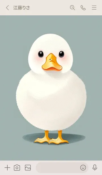 [LINE着せ替え] 治癒のアヒル ocxOの画像2