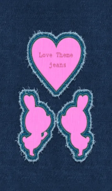 [LINE着せ替え] Love Theme - jeans 9の画像1