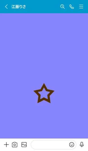 [LINE着せ替え] シンプル ロック スター 215の画像2