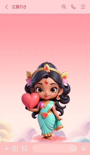 [LINE着せ替え] Lakshmi for Love Theme (JP)の画像2