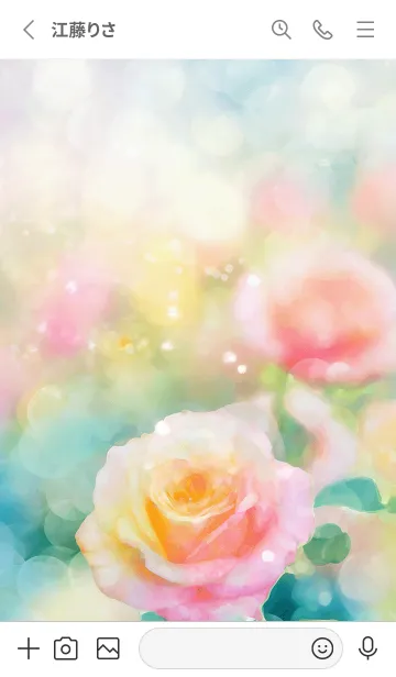 [LINE着せ替え] 薔薇(バラ)の花の着せかえ(R2720)の画像2