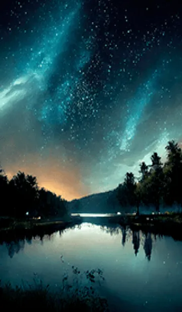 [LINE着せ替え] 穏やかな夜景の着せかえ/800の画像1