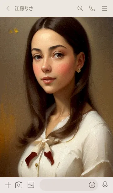 [LINE着せ替え] かわいい日 dQaRiの画像2