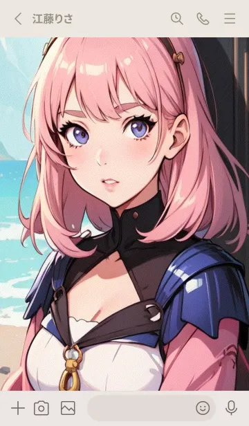 [LINE着せ替え] かわいい日 F3E8wの画像2