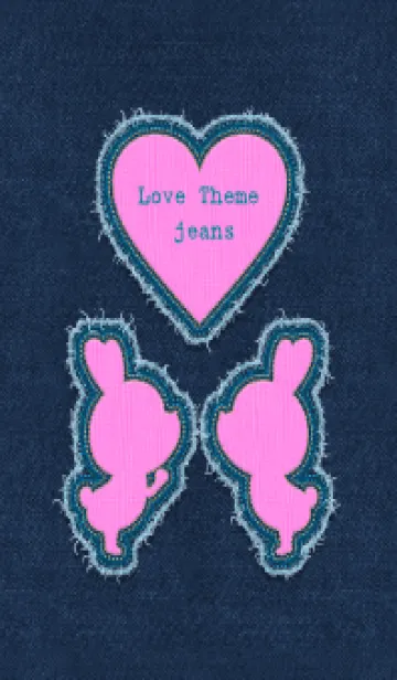 [LINE着せ替え] Love Theme - jeans 10の画像1