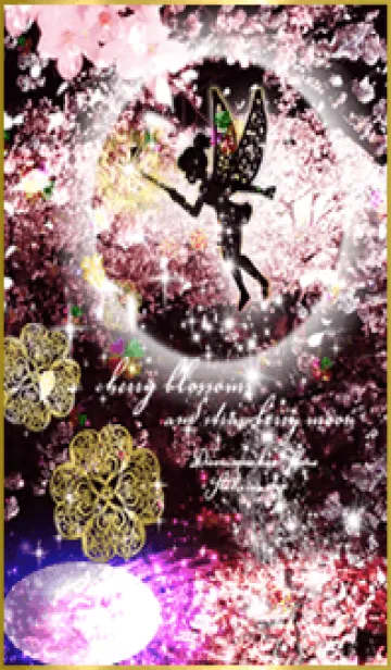 [LINE着せ替え] 運気上昇 桜とティンカーベル✨の画像1