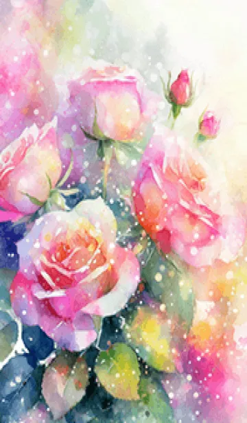 [LINE着せ替え] 薔薇(バラ)の花の着せかえ(R2724)の画像1